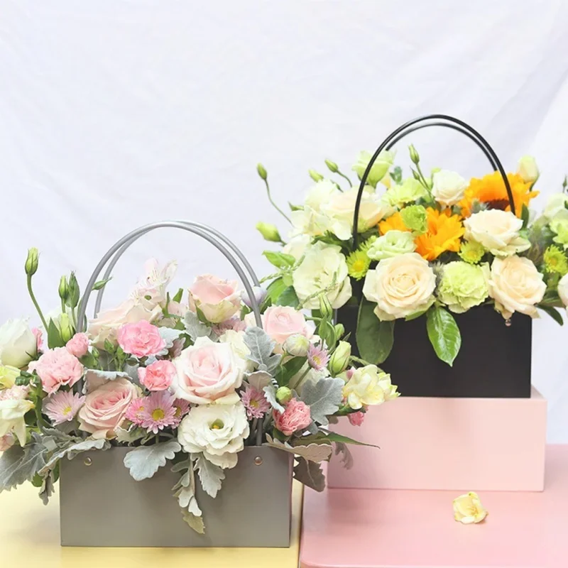 Florist Supply Buckets - Caixa de Papel para Flores PVC