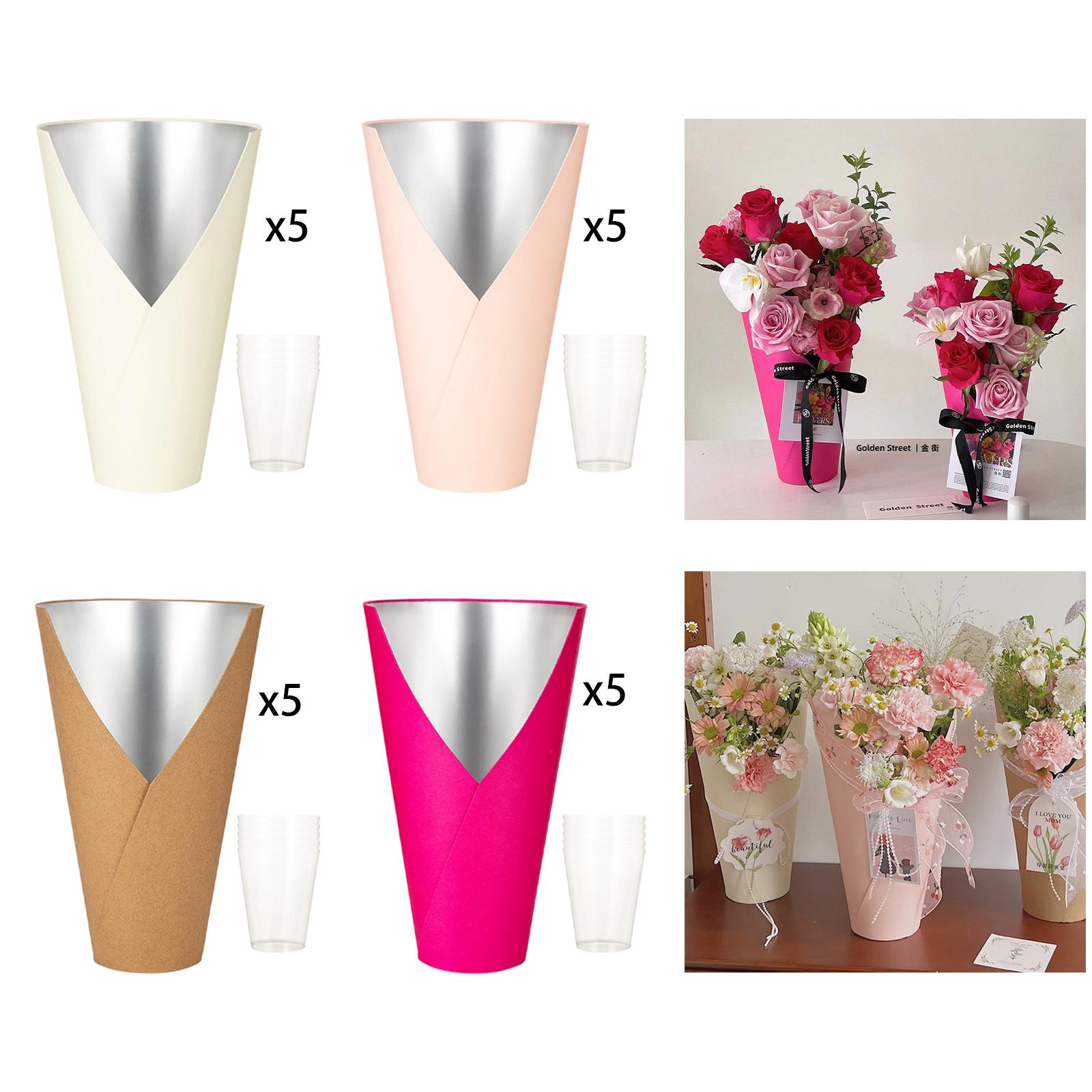 5 peças de balde para apresent - Florist Supply Buckets avaliação e preço