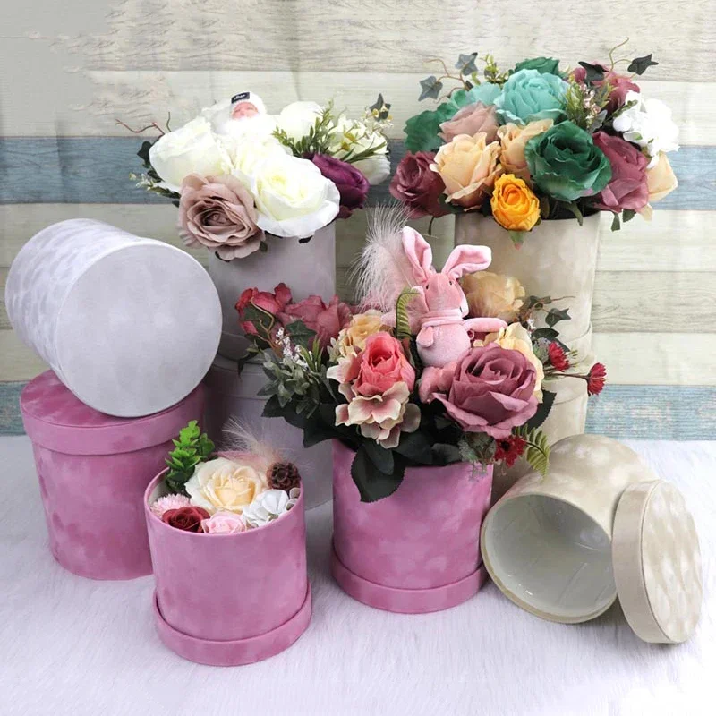 3 pçs/set forma redonda caixa  - Florist Supply Buckets avaliação e preço