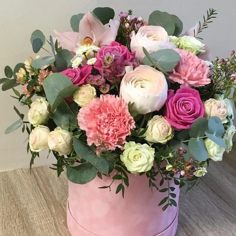 3 pçs/set forma redonda caixa  - Florist Supply Buckets avaliação e preço