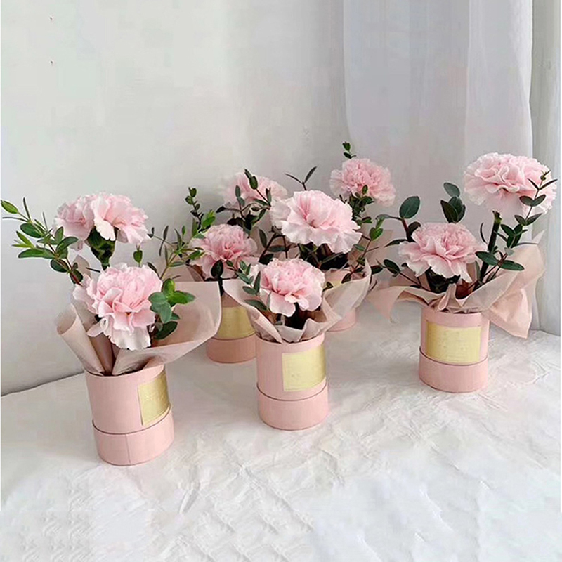 Caixa redonda de papel para fl - Florist Supply Buckets avaliação e preço